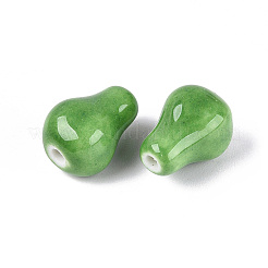 Perles en porcelaine manuelles&nbsp;PORC-Q008-05J