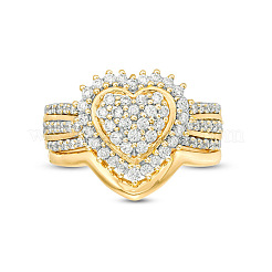 2 pz lega con anelli per dita in strass di cristallo&nbsp;FS-WG59BB6-02
