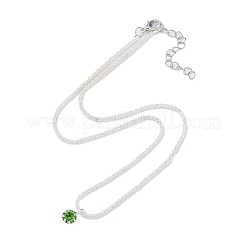 Collares pendientes de latón&nbsp;NJEW-P303-01