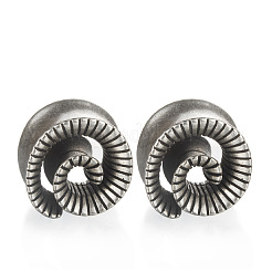 Tunnels auriculaires en alliage de laiton vortex&nbsp;FS-WGA94B8-07