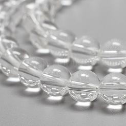 Grade eine natürliche Quarzkristallperlenstränge&nbsp;G-R439-02-6mm