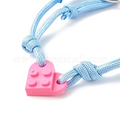 Ensembles de bracelets en polyester et spandex&nbsp;BJEW-JB06367-03