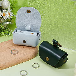 Marsupi porta fedi nuziali in pelle PU per animali domestici&nbsp;AJEW-WH0270-935B