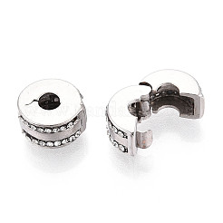 Legierung Rhinestone European Beads&nbsp;FIND-N009-07G