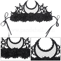 Couronne de coiffure en tissu de feutre et alliage&nbsp;OHAR-WH20020-01B