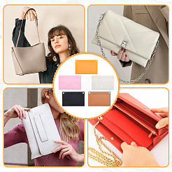 5 Stück 5 Farben Wollfilz Taschen-Organizer-Einsätze&nbsp;DIY-WR0007-25