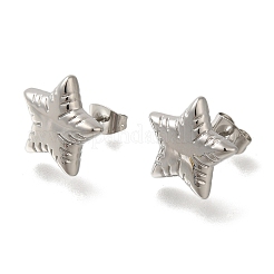 Boucles d'oreilles à tige en acier inoxydable 304 pour femmes&nbsp;EJEW-S227-50P
