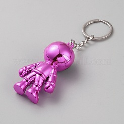 Llavero de plástico&nbsp;KEYC-WH0029-97C