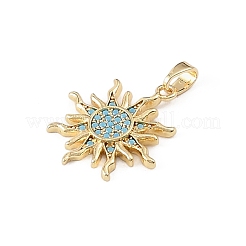 Pendentifs en laiton et strass&nbsp;LS-RB-CBA4B36-02G-02