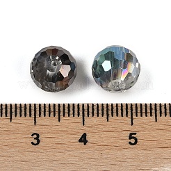 Perle di vetro placcato trasparente&nbsp;EGLA-N002-31-G