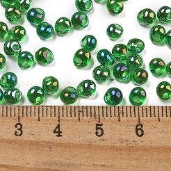 6/0 Innenfarben Fransen Glas Saatperlen Perlen&nbsp;SEED-A034-03G