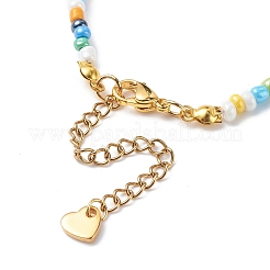 Legierung Emaille Sakura Charm Armband&nbsp;BJEW-JB08850