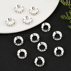 Messing Strass Zwischen perlen&nbsp;RB-A020-14mm-01S