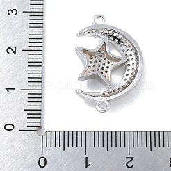 Gestell aus Messing mit Mikropflaster und klarem Zirkonia&nbsp;KK-A234-056P