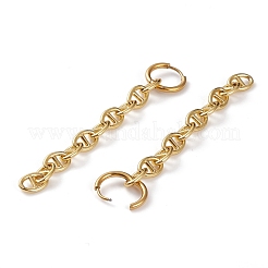 Pendientes de aro huggie de acero inoxidable 304&nbsp;EJEW-JE04430