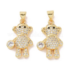 Ottone micro spianare pendenti zirconi&nbsp;ZIRC-I063-13G
