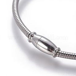 Bracelets à breloques en acier inoxydable 304&nbsp;BJEW-P258-04