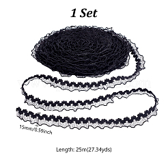 25 m elastische Spitzenbesatzbänder aus Polyester&nbsp;OCOR-PH0006-27C