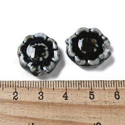Perles en porcelaine manuelles&nbsp;PORC-L080-G