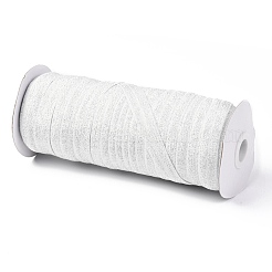 Gold und Silber funkeln elastisches seitliches Nylonband&nbsp;NWIR-O010-01B