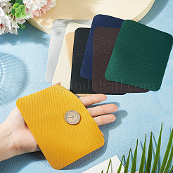 24 toppa adesiva rettangolare in poliestere a 8 colori per gomito&nbsp;DIY-TA0016-06