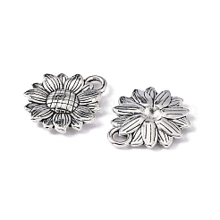 Sonnenblume tibetischen Stil Legierungsanhänger&nbsp;TIBEP-R344-35AS-LF