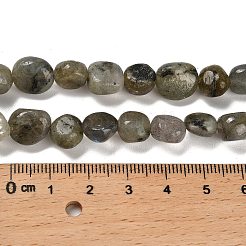 Natur Labradorit Perlen Stränge&nbsp;G-P497-01E-47
