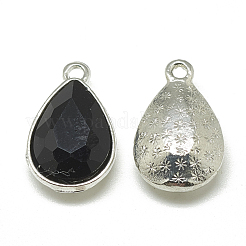 Legierung Glas Anhänger / charms&nbsp;PALLOY-T028-7x10mm-02