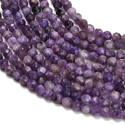 Perline Charoite naturale fili&nbsp;GG-CBA77FB-B02-3mm
