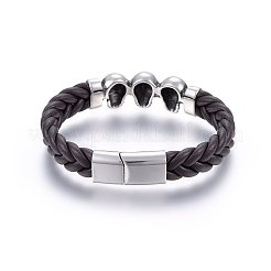 Lederband Kordel Armband & Armreif&nbsp;BJEW-G603-19