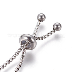 Fabrication de bracelets réglables en acier inoxydable 304 résistant au ternissement&nbsp;X-STAS-G169-01P