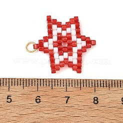 Pendentifs de perles de rocaille en verre&nbsp;PALLOY-MZ01457-03