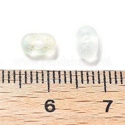 Perles acryliques givrées transparentes de couleur dégradée&nbsp;OACR-M023-06B