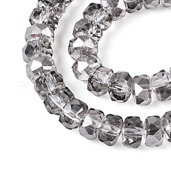 Chapelets de perles en verre électroplaqué&nbsp;EGLA-T021-20C