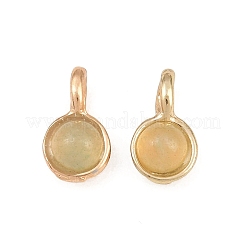 Breloque en aventurine verte naturelle&nbsp;G-N326-141C-1