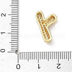 Pendentifs avec zircon cubiques à micro-pavés en laiton&nbsp;KK-A300-02G-Y