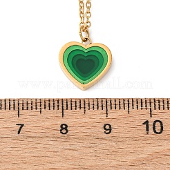 Colliers à pendentif géométrique en acier inoxydable 304 pour femmes&nbsp;NJEW-M106-02A-G