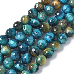 Fili di perline di occhio di tigre naturale&nbsp;G-M445-A01-01