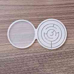 Diy flacher runder Lutscher zur Herstellung lebensmittelechter Silikonformen&nbsp;LS-DIY-E051-03