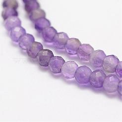 Natürlichen Amethyst Perlen Stränge&nbsp;G-F460-50