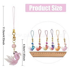 6 sangle mobile en acrylique et verre&nbsp;HJEW-YW00241