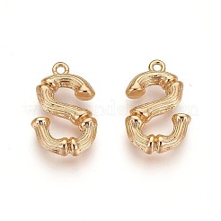 Messing Anhänger & Charms&nbsp;KK-F782-08G-S-NF