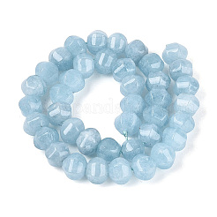 Natürliche weiße Jade perlen Stränge&nbsp;G-N359-13A-01