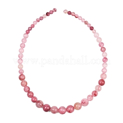 Rangs de perles dégradées en jade vert naturel&nbsp;GG-CBA2AE1-A06-F