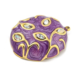 Pendentifs en strass en acier inoxydable 304 avec placage ionique (IP)&nbsp;STAS-U007-02E-G