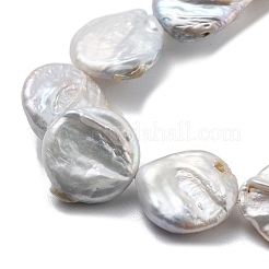 Natürliche Barock Keshi Perlen Stränge&nbsp;PEAR-P064-08A-01A