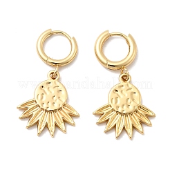Pendientes de aro de acero inoxidable 304&nbsp;EJEW-P329-01A-G