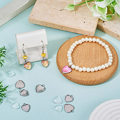 DIY-Sets zur Herstellung von Herzanhängern aus Edelstahl 304&nbsp;DIY-TA0014-45