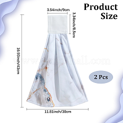 2 chiffon de nettoyage en fibre&nbsp;AJEW-WH20156-003