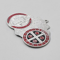 Grands pendentifs en alliage de style tibétain&nbsp;FIND-WH0173-334C-03